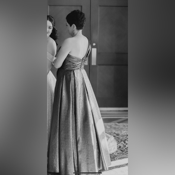 Jovani 04170 Gold Gown - worn once! - Picture 3 of 6